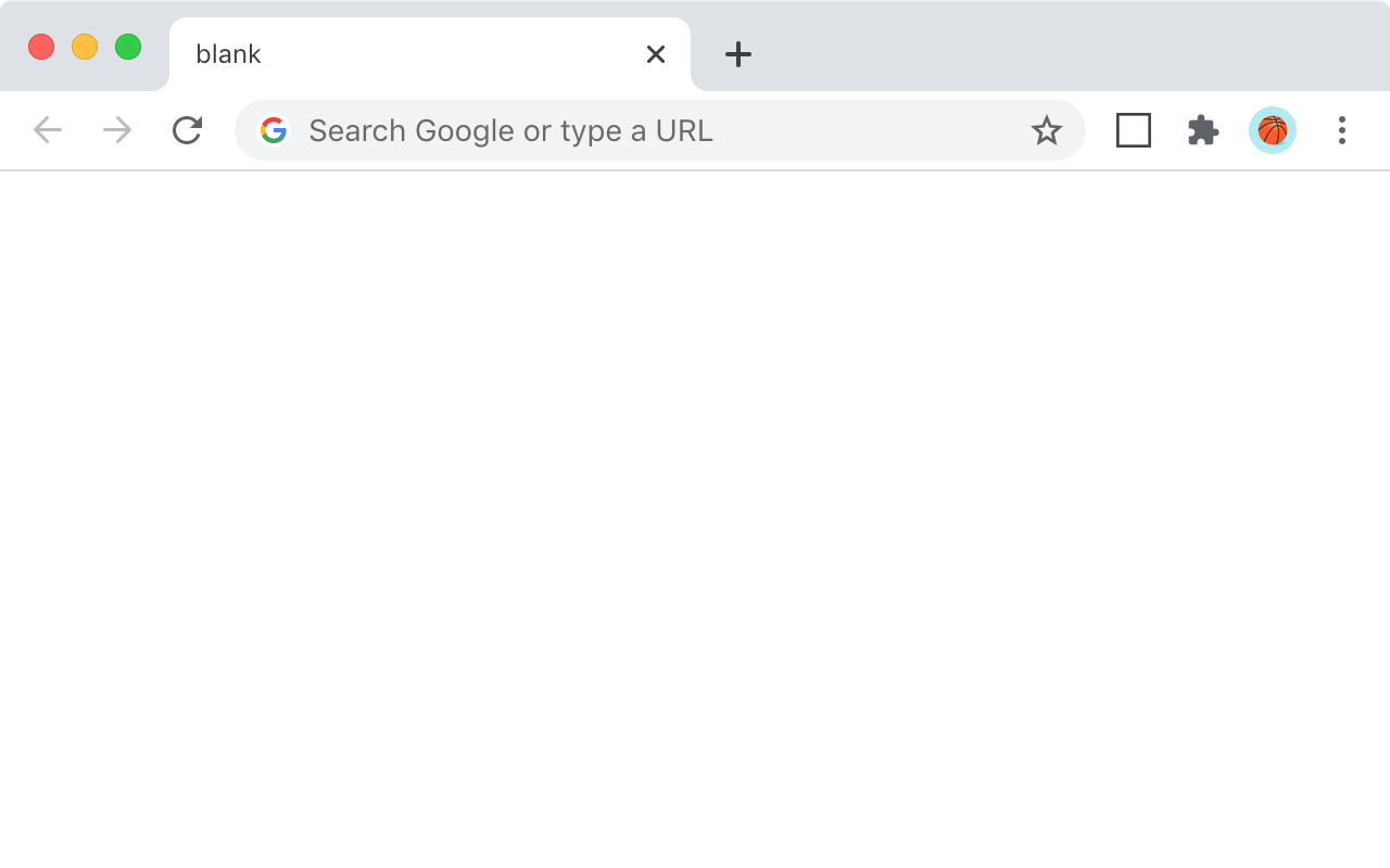 Browser frame